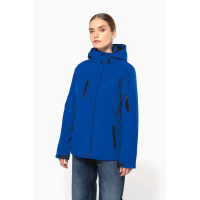 Ladies’ hooded softshell lined parka